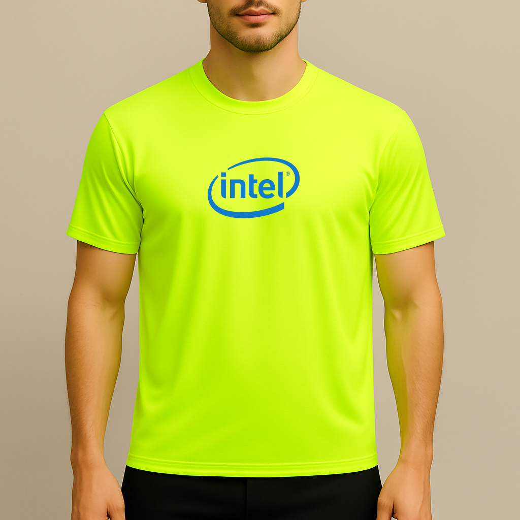 Men's Intel Logo Polyester T-Shirt