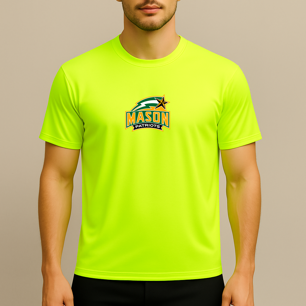 Men's George Mason Patriots Logo Polyester T-Shirt