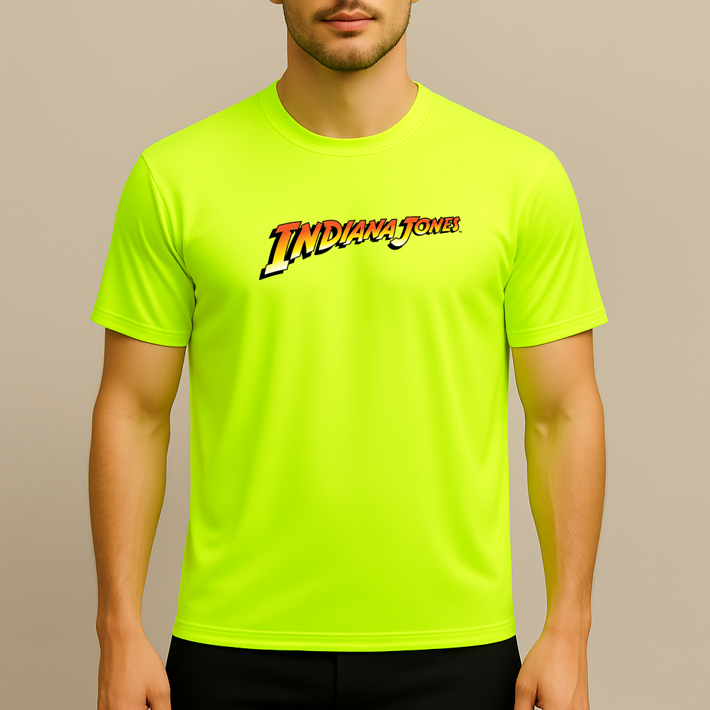 Men's Indiana Jones Movie Polyester T-Shirt