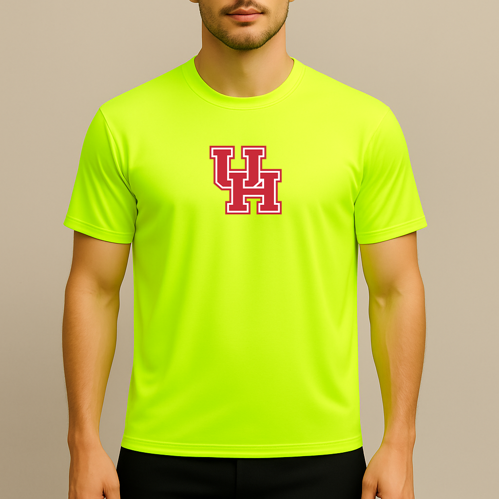 Men's Houston Cougars Logo Polyester T-Shirt