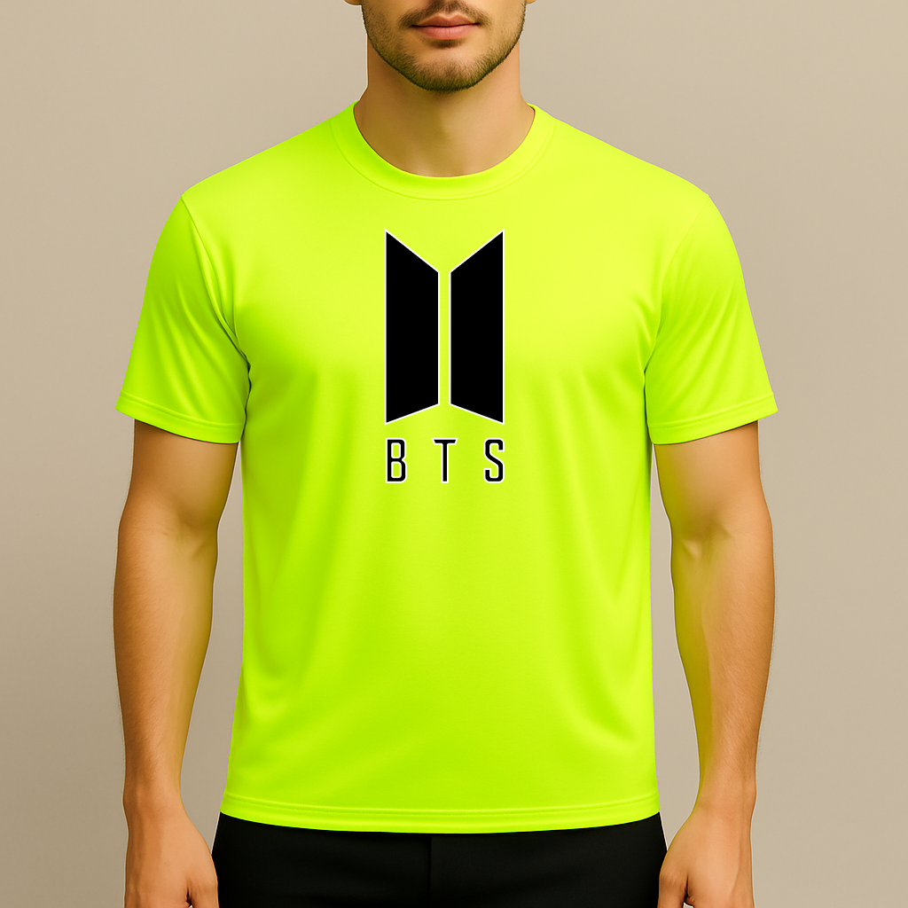 Men's BTS Music Polyester T-Shirt