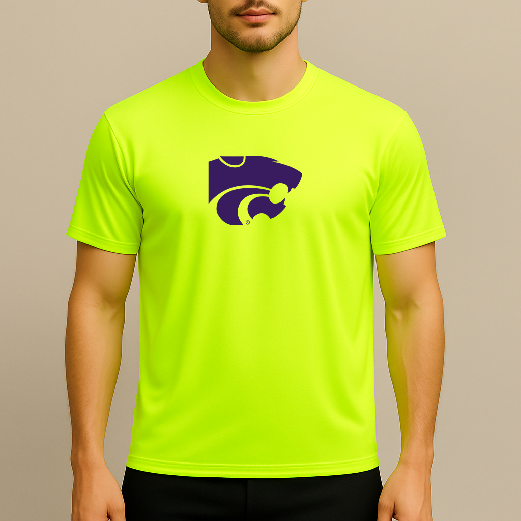 Men's Kansas State Wildcats Logo Polyester T-Shirt