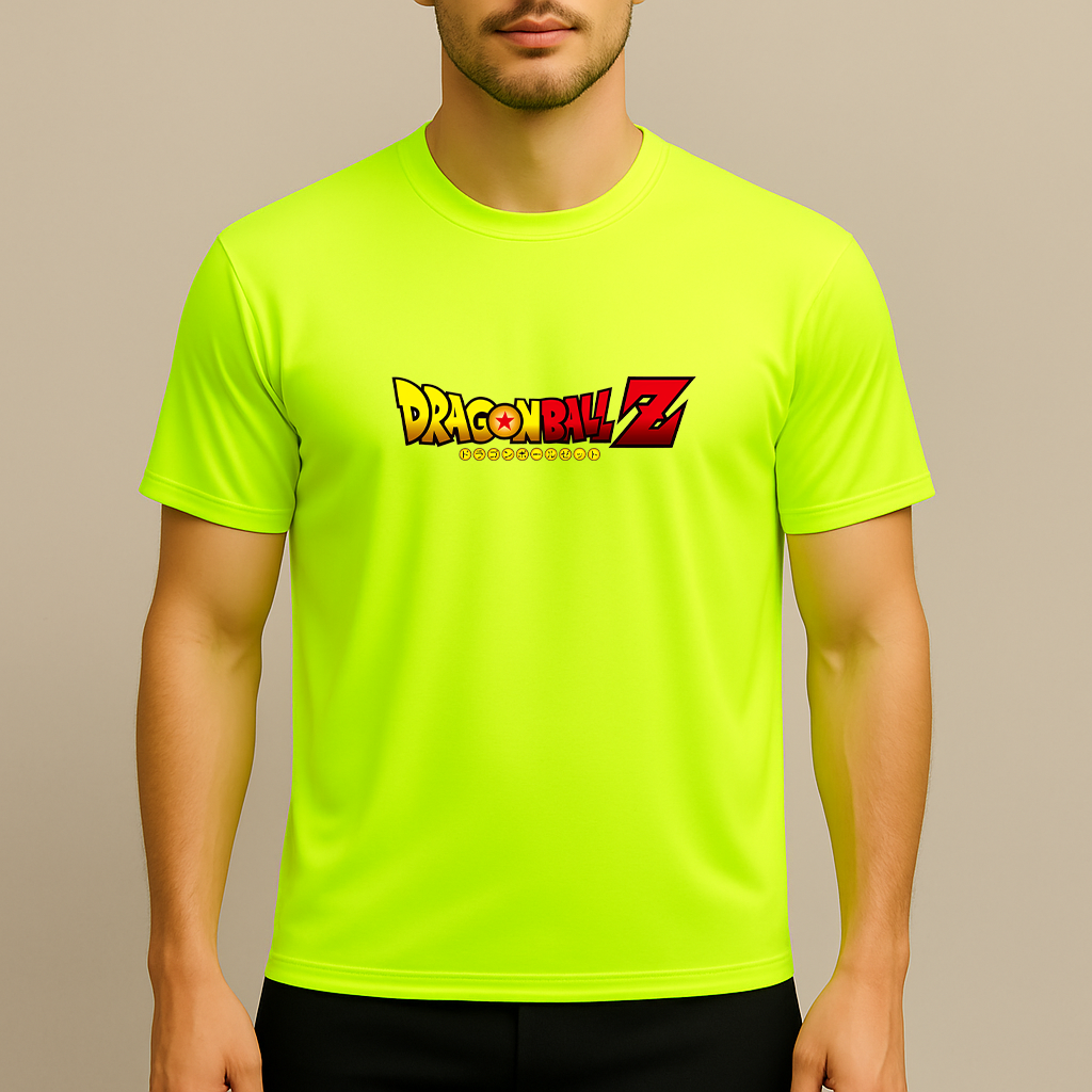 Men's Dragon Ball Z Title Polyester T-Shirt
