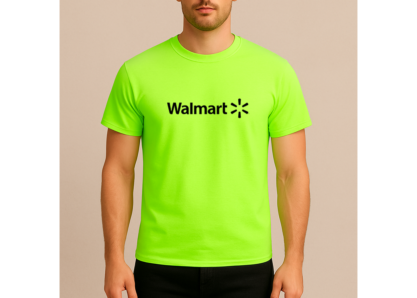 Men's Walmart Logo Cotton T-Shirt