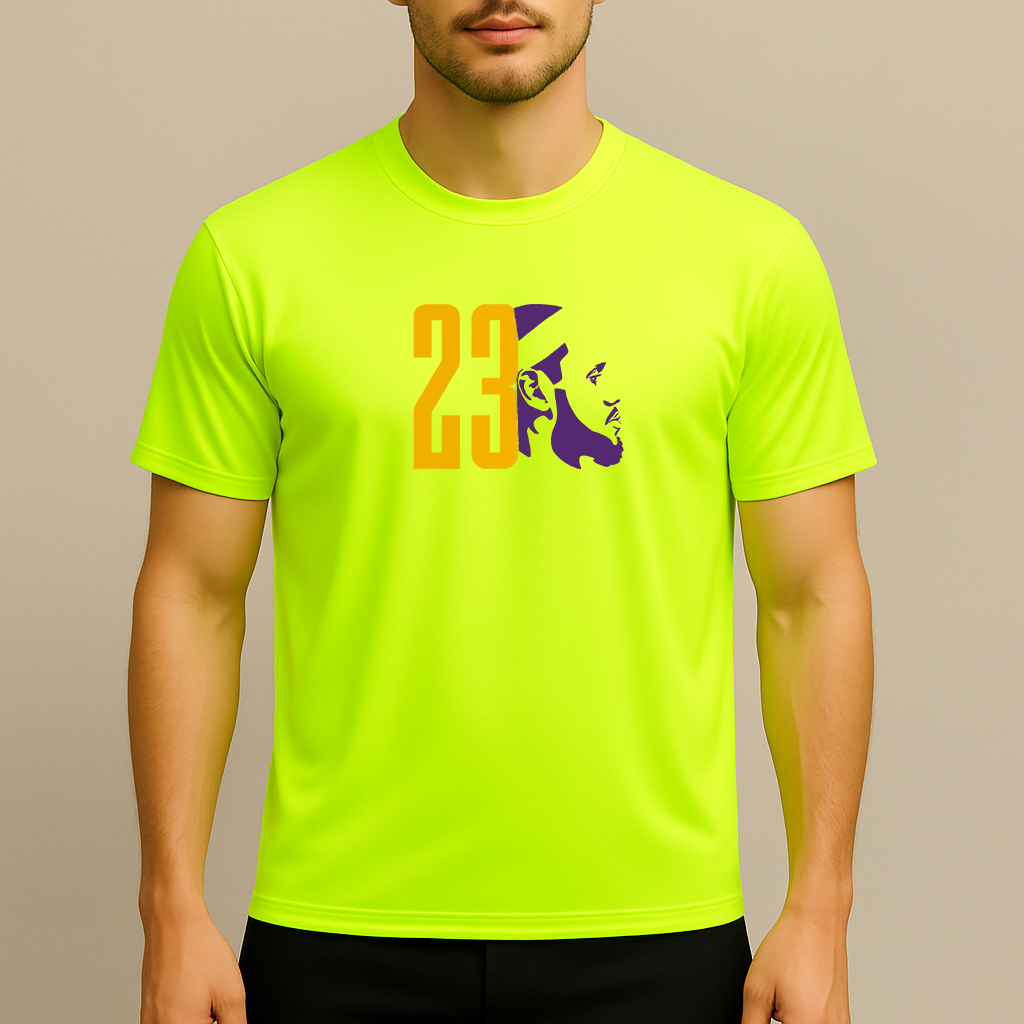 Men's Lebron James 23 Sports Polyester T-Shirt