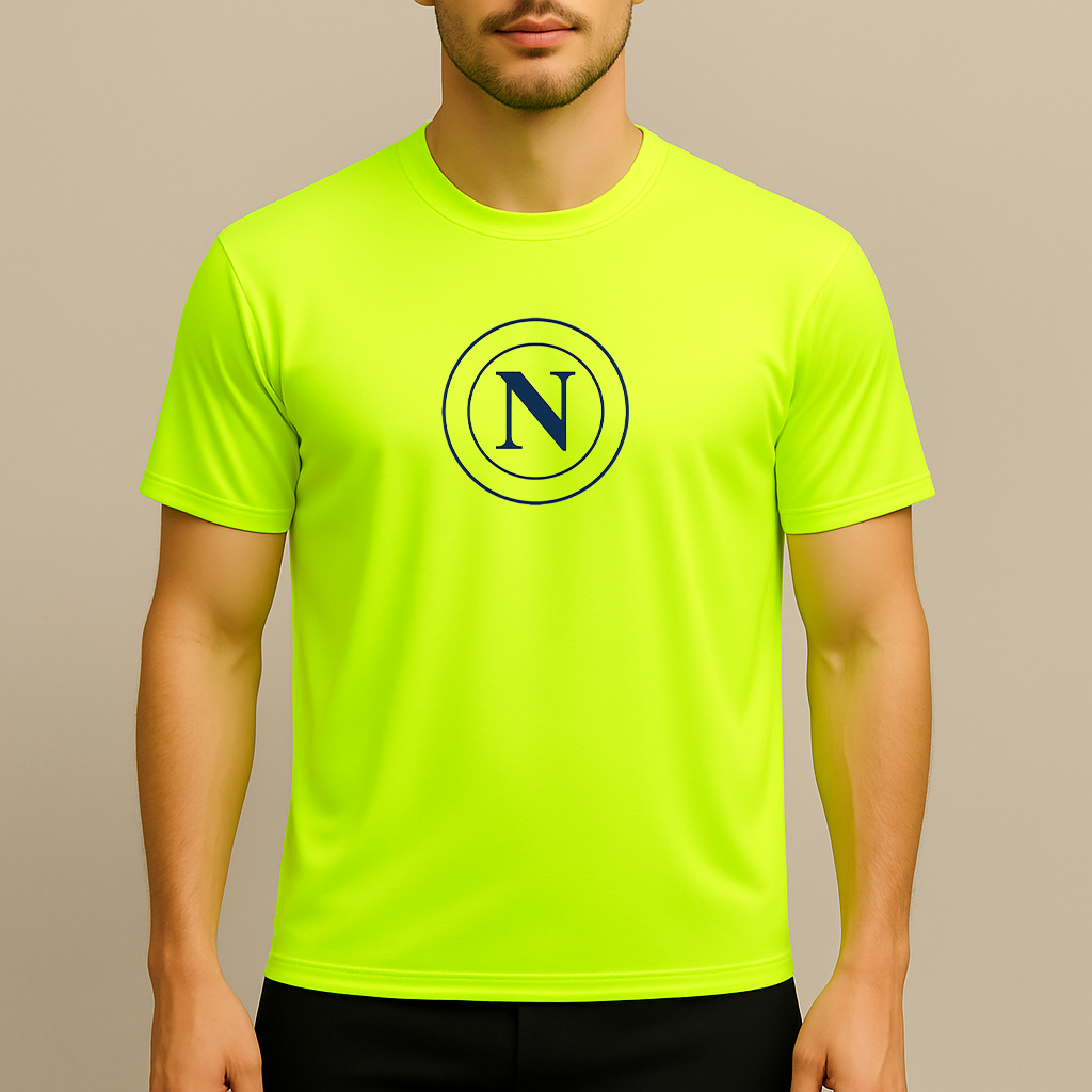 Men's Napoli 2025 Soccer Logo Polyester T-Shirt