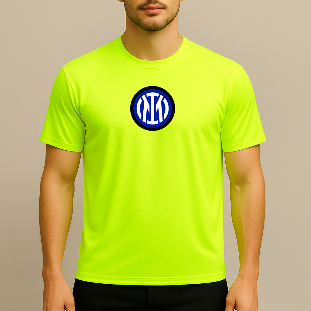 Men's Inter Milan 2025 Soccer Logo Polyester T-Shirt