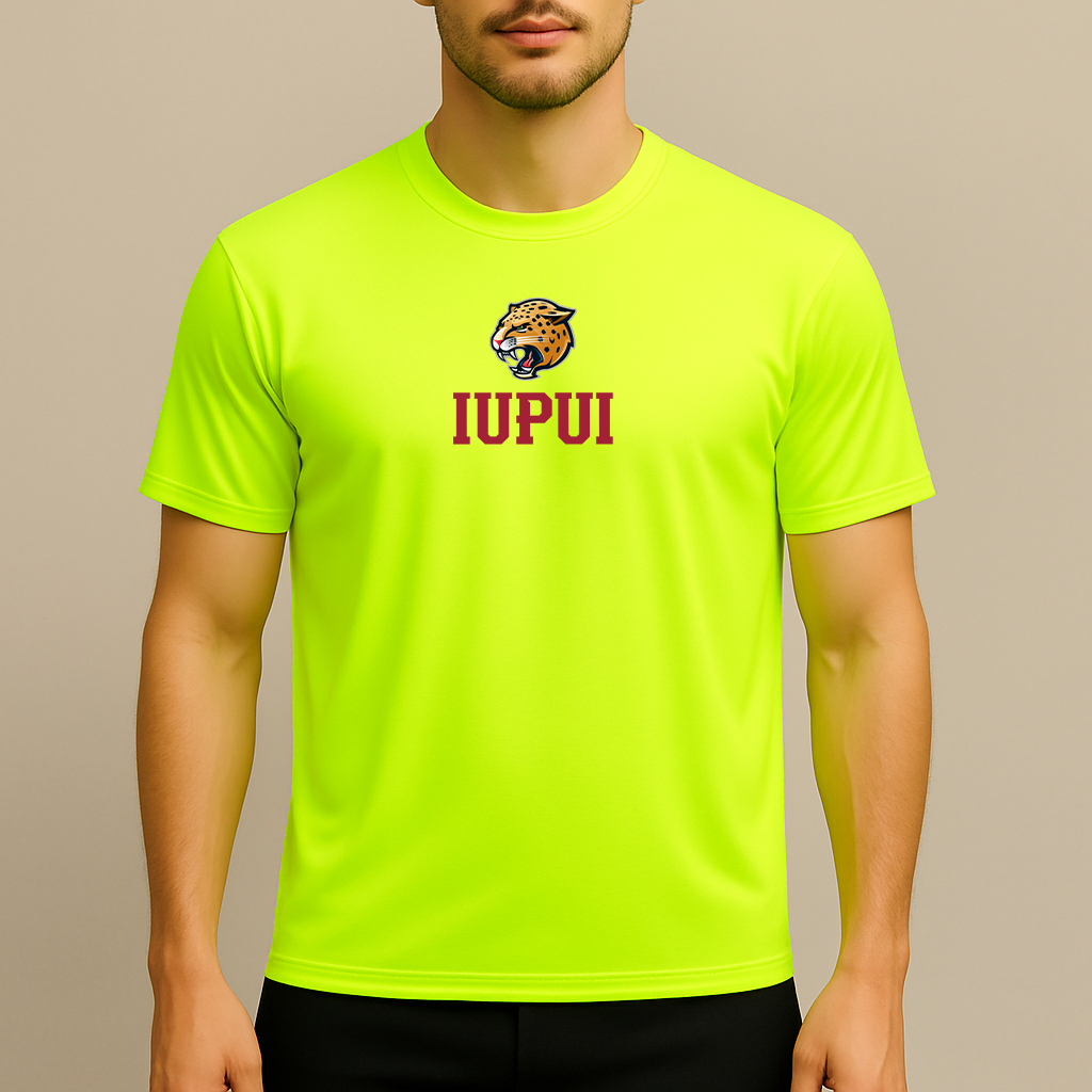 Men's IUPUI Jaguars Logo Polyester T-Shirt