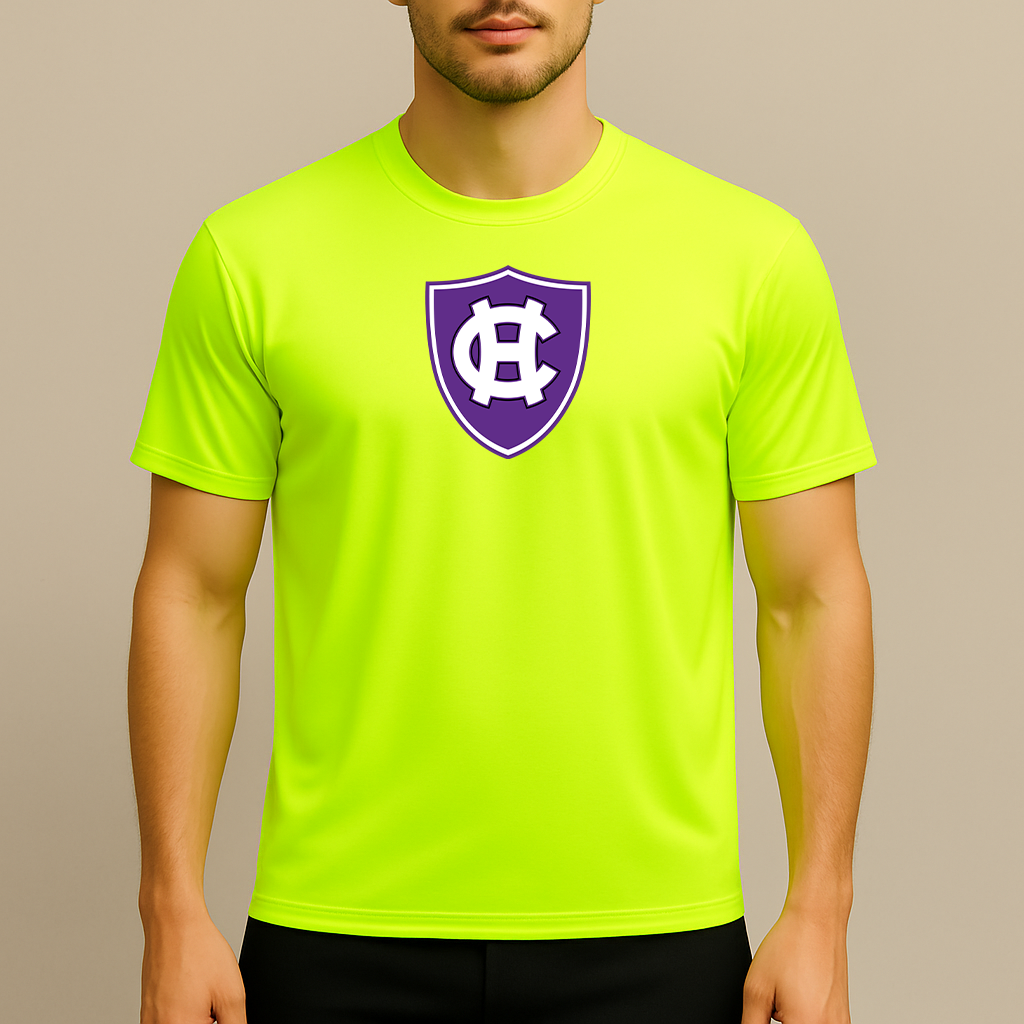 Men's Holy Cross Crusaders Logo Polyester T-Shirt