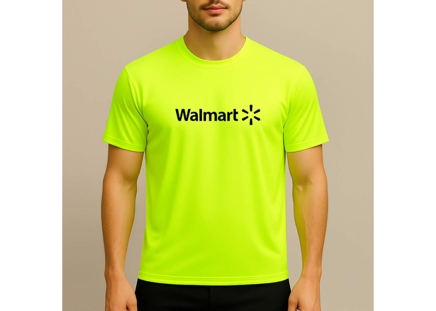 Men's Walmart Logo Polyester T-Shirt