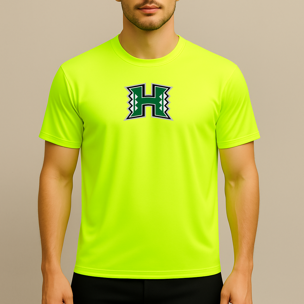 Men's Hawaii Warriors Logo Polyester T-Shirt
