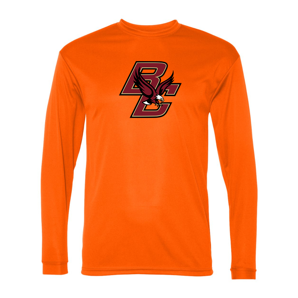 Men's Boston College Eagles Polyester Long Sleeve T-Shirt