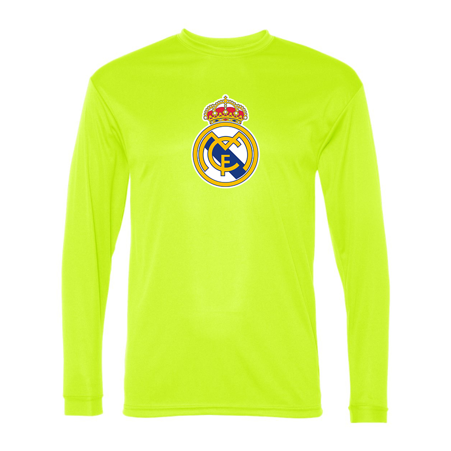 Men’s  Real Madrid Soccer   - C2 Sport - Performance Long Sleeve T-Shirt - 5104