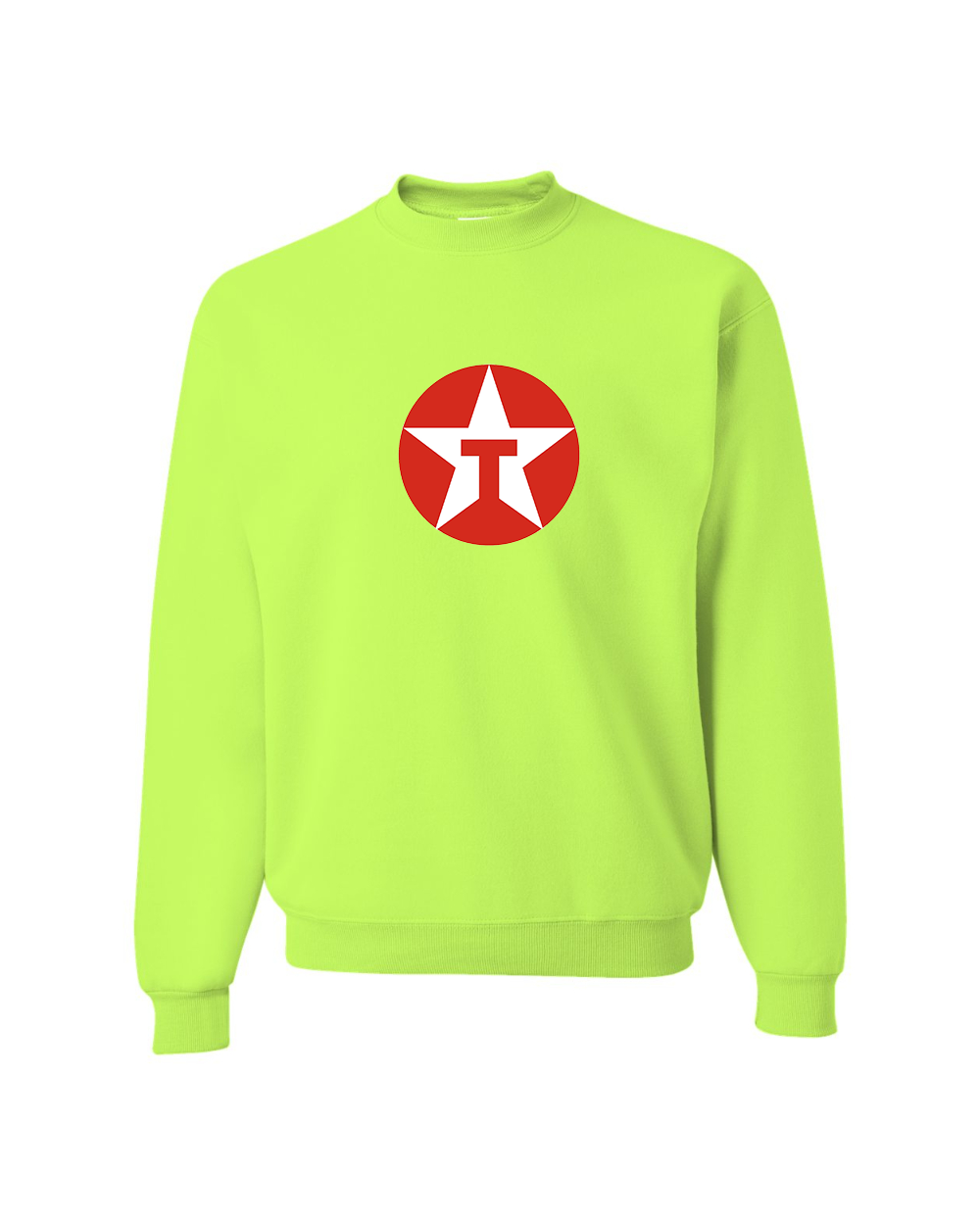 Men's Texaco Logo  JERZEES NuBlend Crewneck Sweatshirt