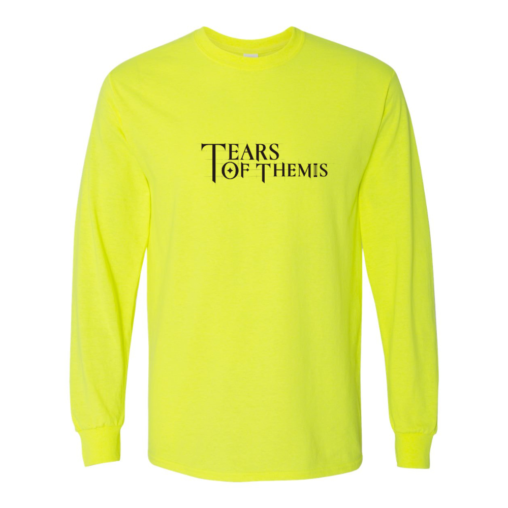 Men's Tear Of Themis Logo Gildan Heavy Cotton Long Sleeve T-Shirt