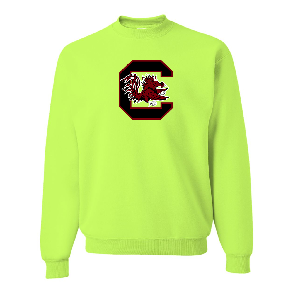 Men's South Carolina Gamecocks Logo  JERZEES NuBlend Crewneck Sweatshirt