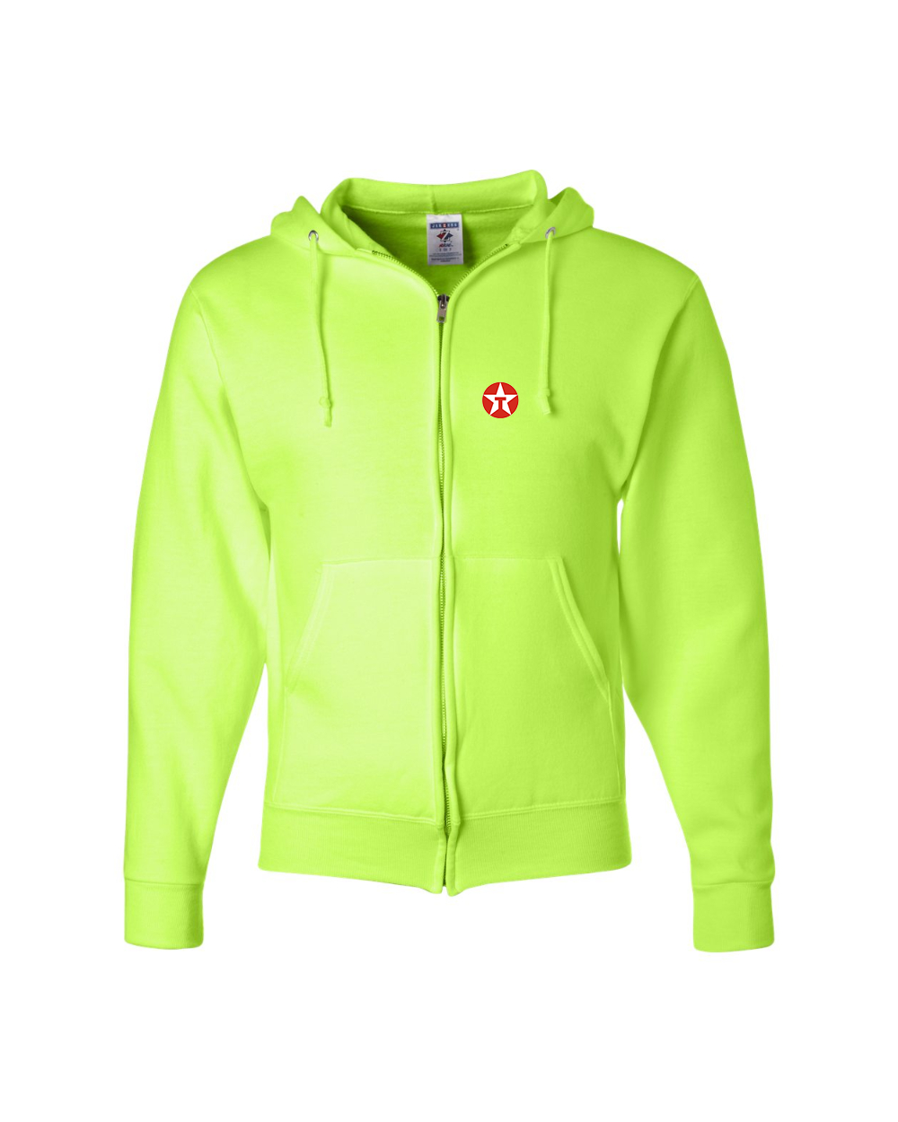 Men's Texaco Logo JERZEES NuBlend Full-Zip Hooded Sweatshirt