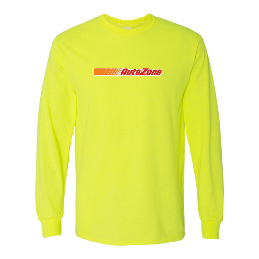 Men's AutoZone Logo Gildan Heavy Cotton Long Sleeve T-Shirt