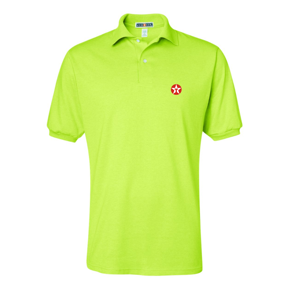 Men's Texaco Logo JERZEES  SpotShield polo