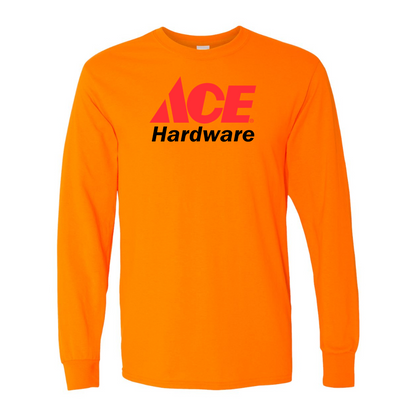 Men's ACE Hardware Logo Gildan Heavy Cotton Long Sleeve T-Shirt
