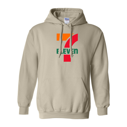 Men's 7 Eleven Logo Gildan  Heavy Blend Hooded Sweatshirt