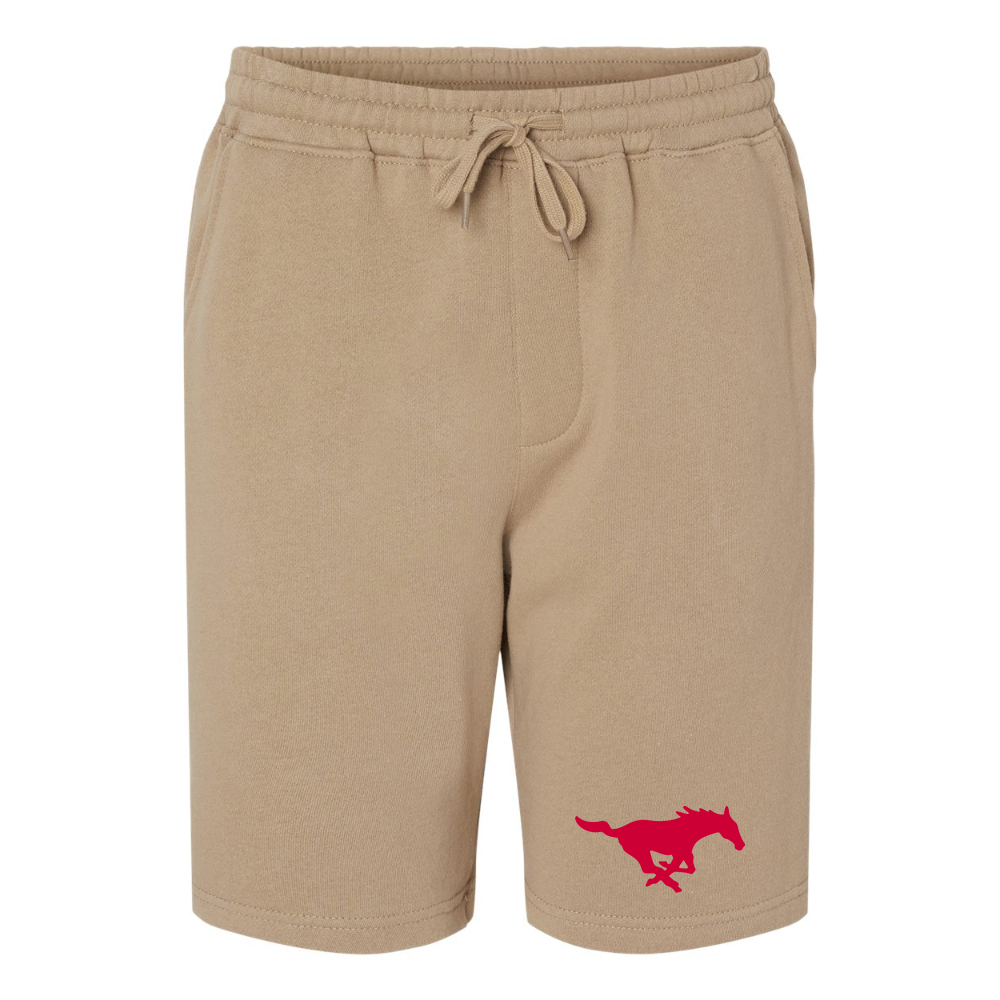 Men's SMU Mustangs Logo Independent Trading Co Midweight Fleece Shorts