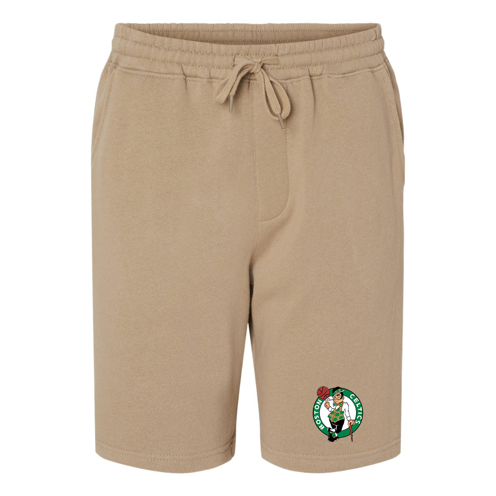 Men's Boston Celtics Logo Independent Trading Co Midweight Fleece Shorts