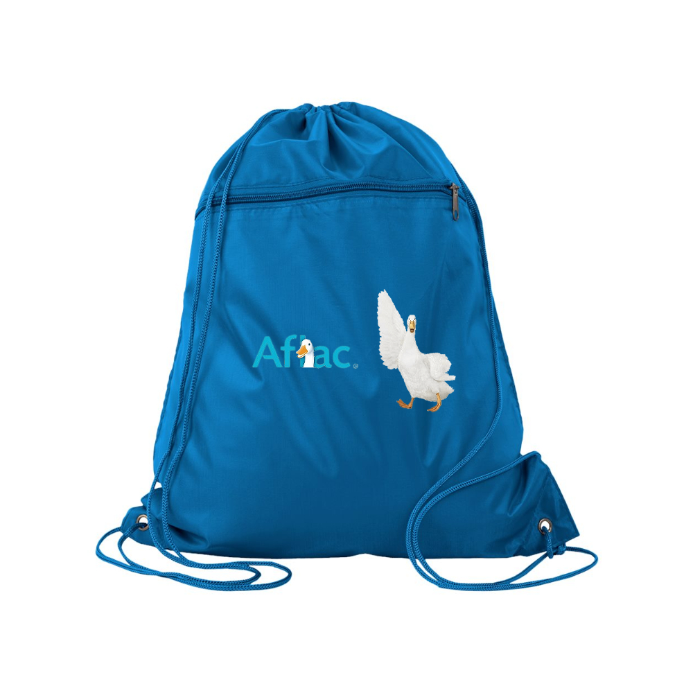 Aflac Logo and Duck Q-Tees - Polyester Cinchpack