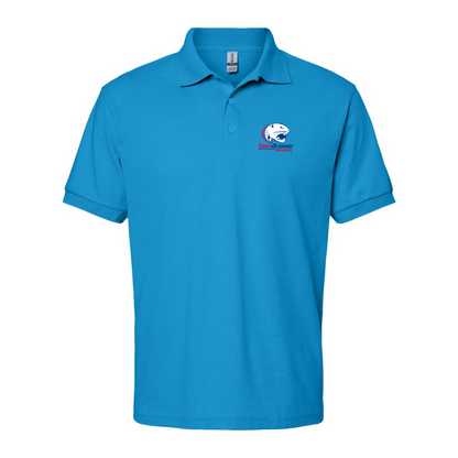 Men's South Alabama Jaguars Logo Gildan Dry Blend Jersey Polo