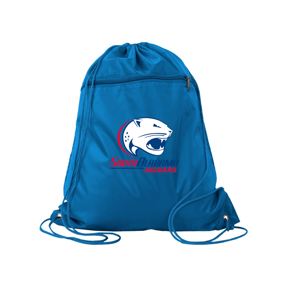 South Alabama Jaguars Logo Q-Tees - Polyester Cinchpack