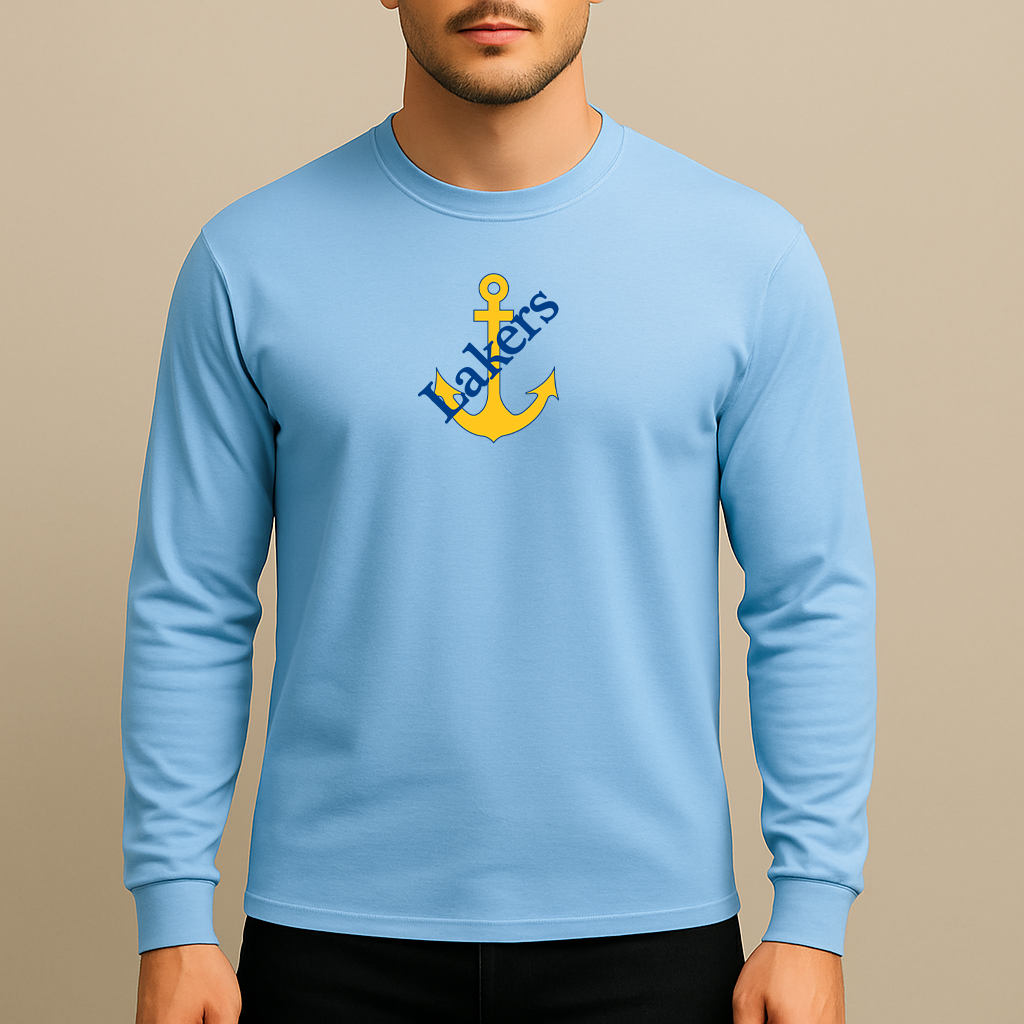 Men's Lake Superior State Lakers Logo Long Sleeve T-Shirt
