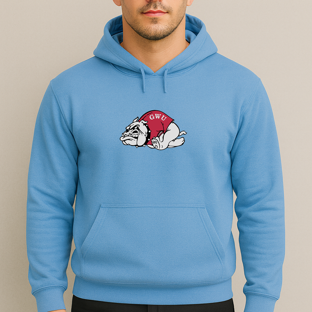 Men's Gardner Webb Bulldogs Logo Pullover Hoodie
