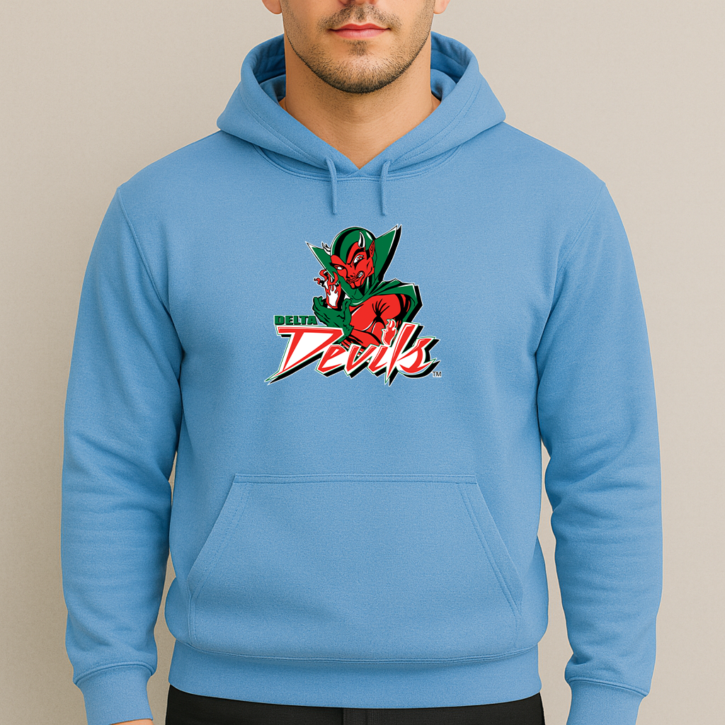 Men's MVSU Delta Devils Logo Pullover Hoodie