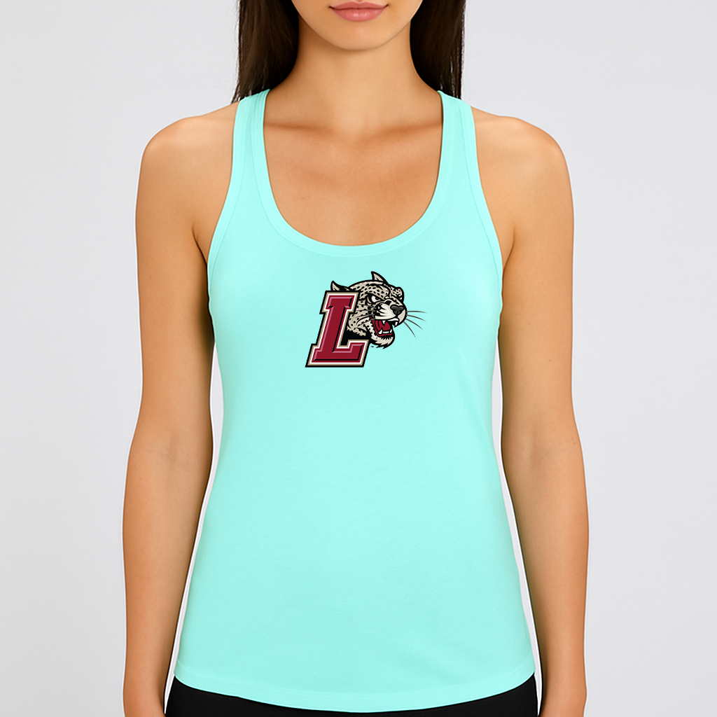 Women's Lafayette Leopards Logo Next Level Ideal Racerback Tank