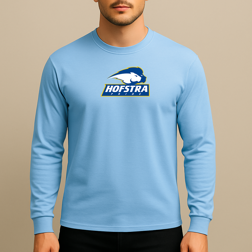 Men's Hofstra Pride Logo Long Sleeve T-Shirt