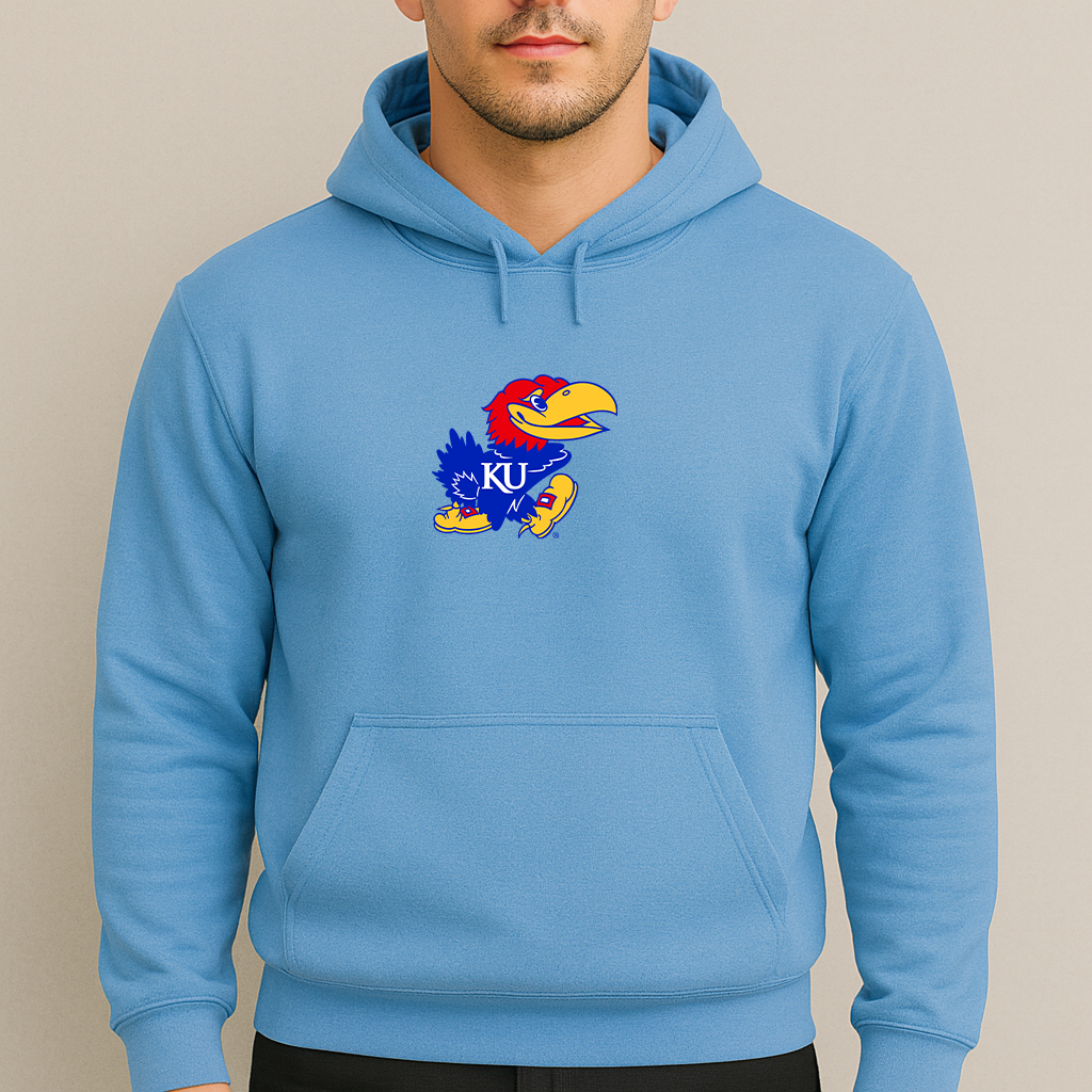 Men's Kansas Jayhawks Logo Pullover Hoodie
