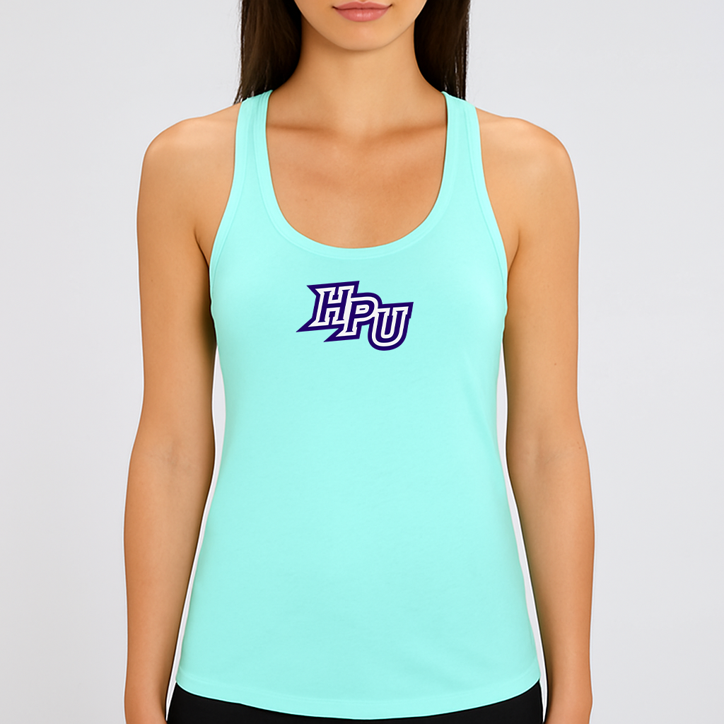 Women's High Point Panthers Logo Next Level Ideal Racerback Tank