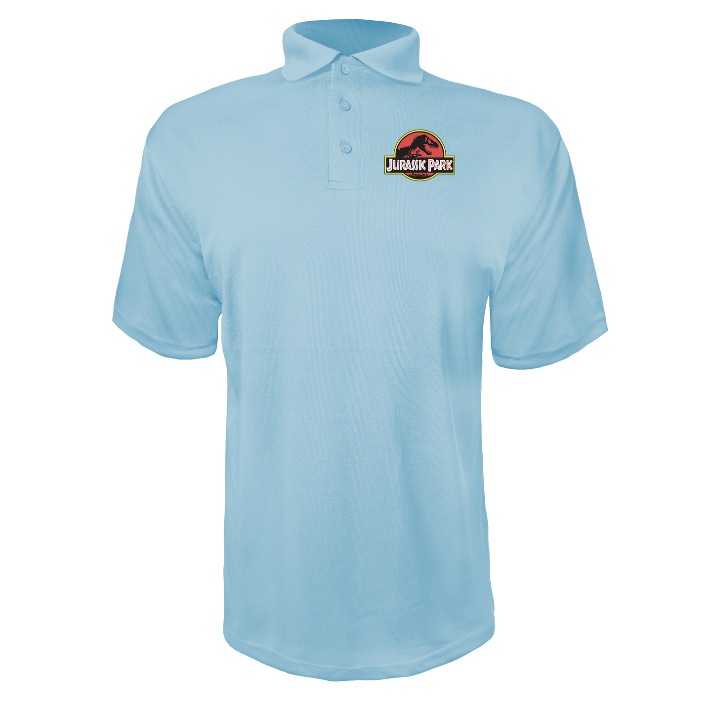 Men's Jurassic Park Movie Polyester Polo