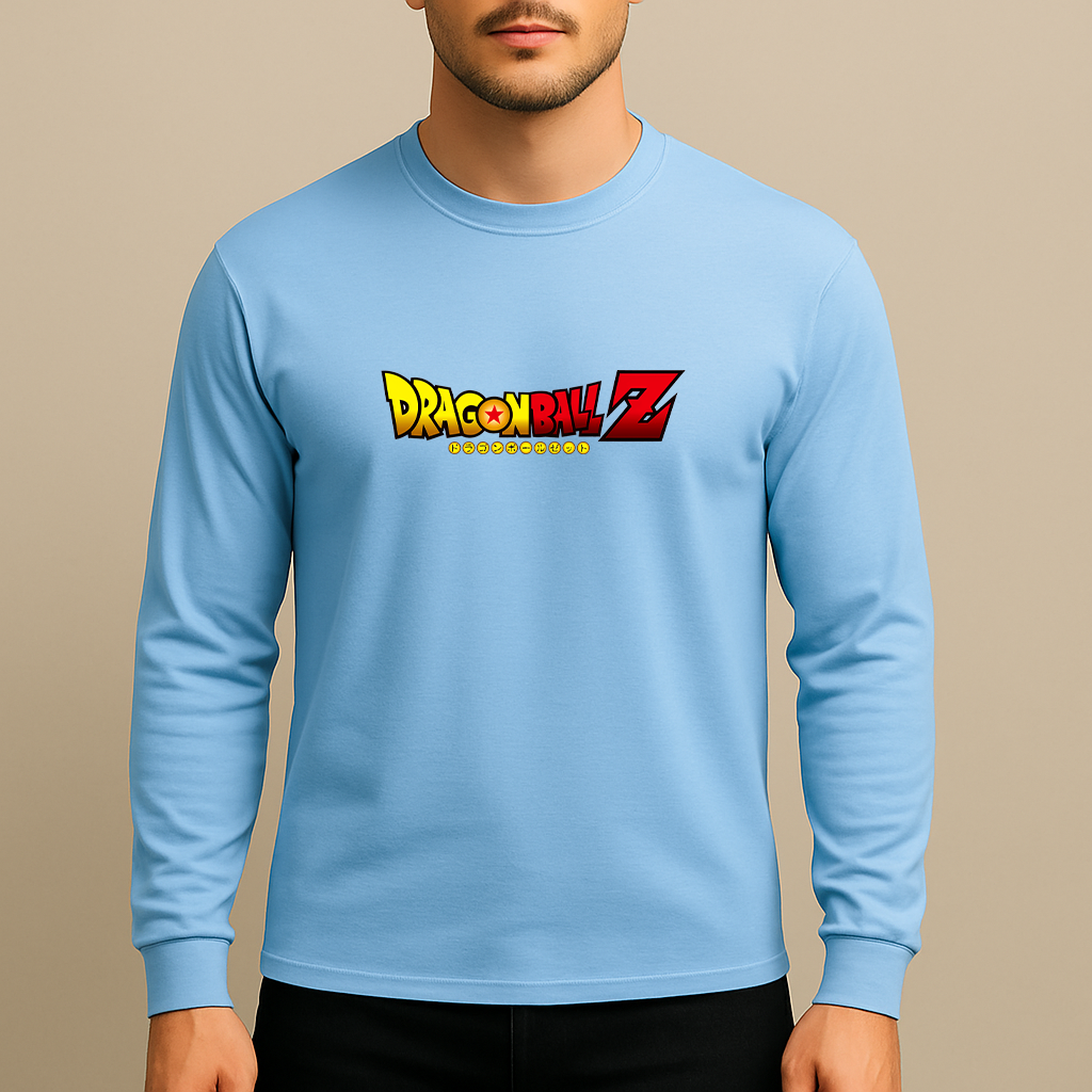 Men's Dragon Ball Z Title Long Sleeve T-Shirt