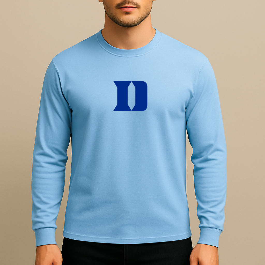 Men's Duke Blue Devils Logo Long Sleeve T-Shirt