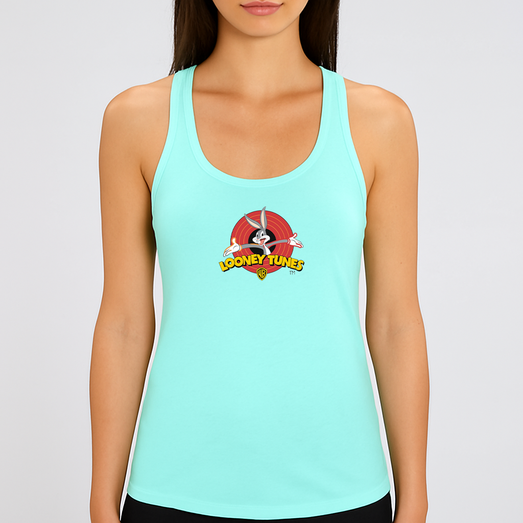 Women's Looney Tunes Warner Brothers Cartoon Racerback Tank Top