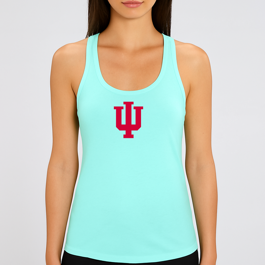 Women's Indiana Hoosiers Logo Next Level Ideal Racerback Tank