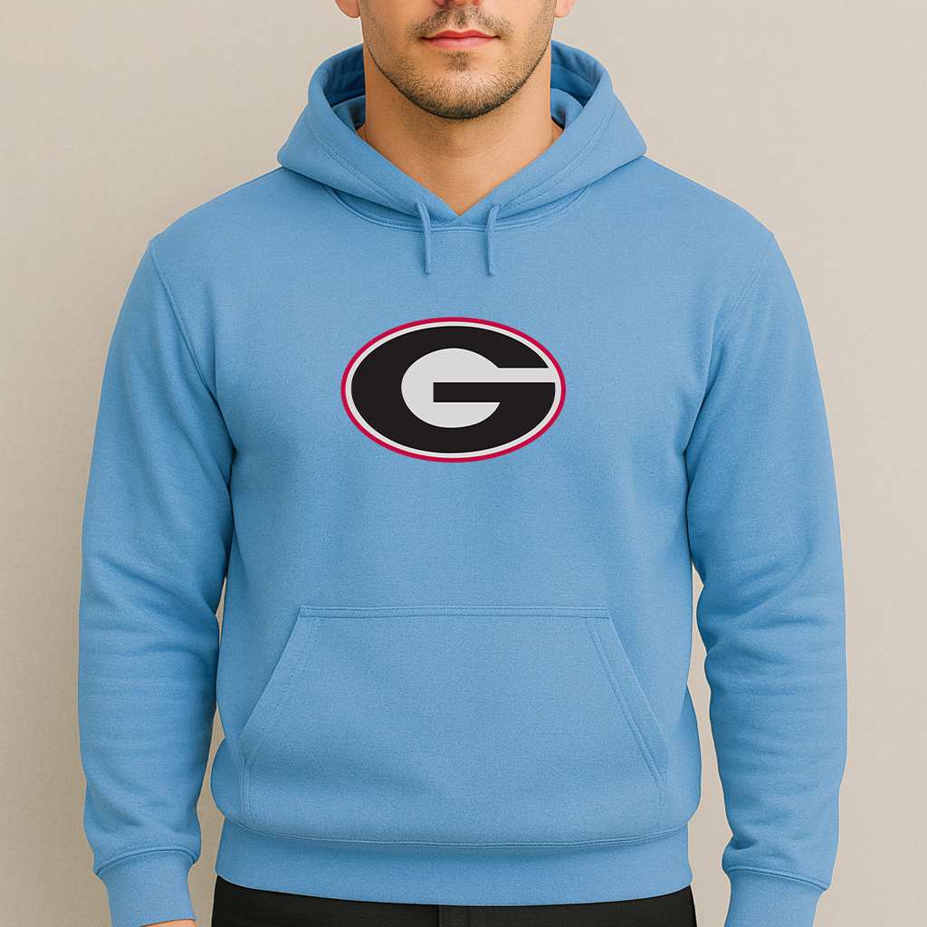 Men's Georgia Bulldogs Logo Pullover Hoodie