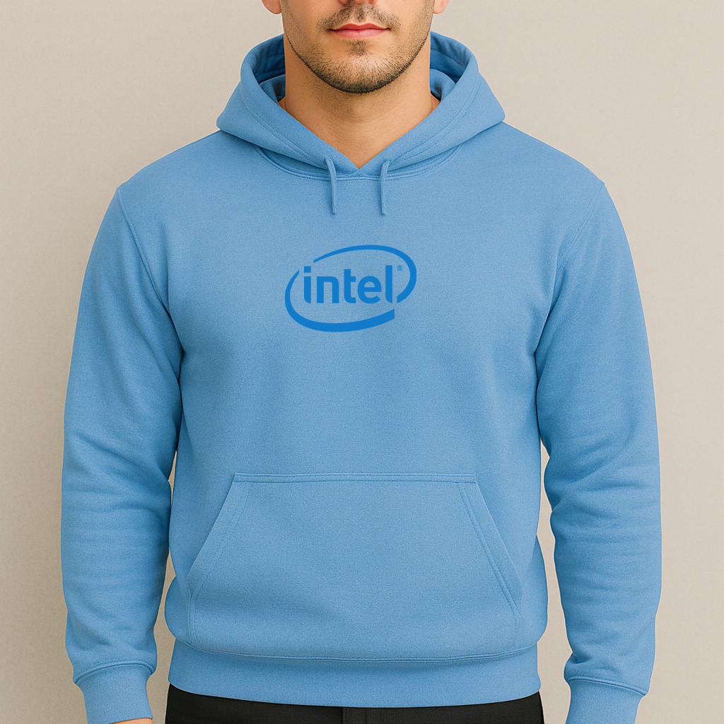 Men's Intel Logo Pullover Hoodie