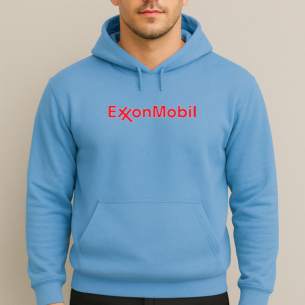 Men's Exxon Mobil Gas Station Pullover Hoodie