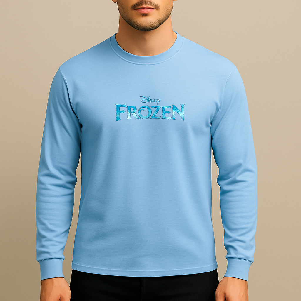 Men's Frozen Disney Long Sleeve T-Shirt