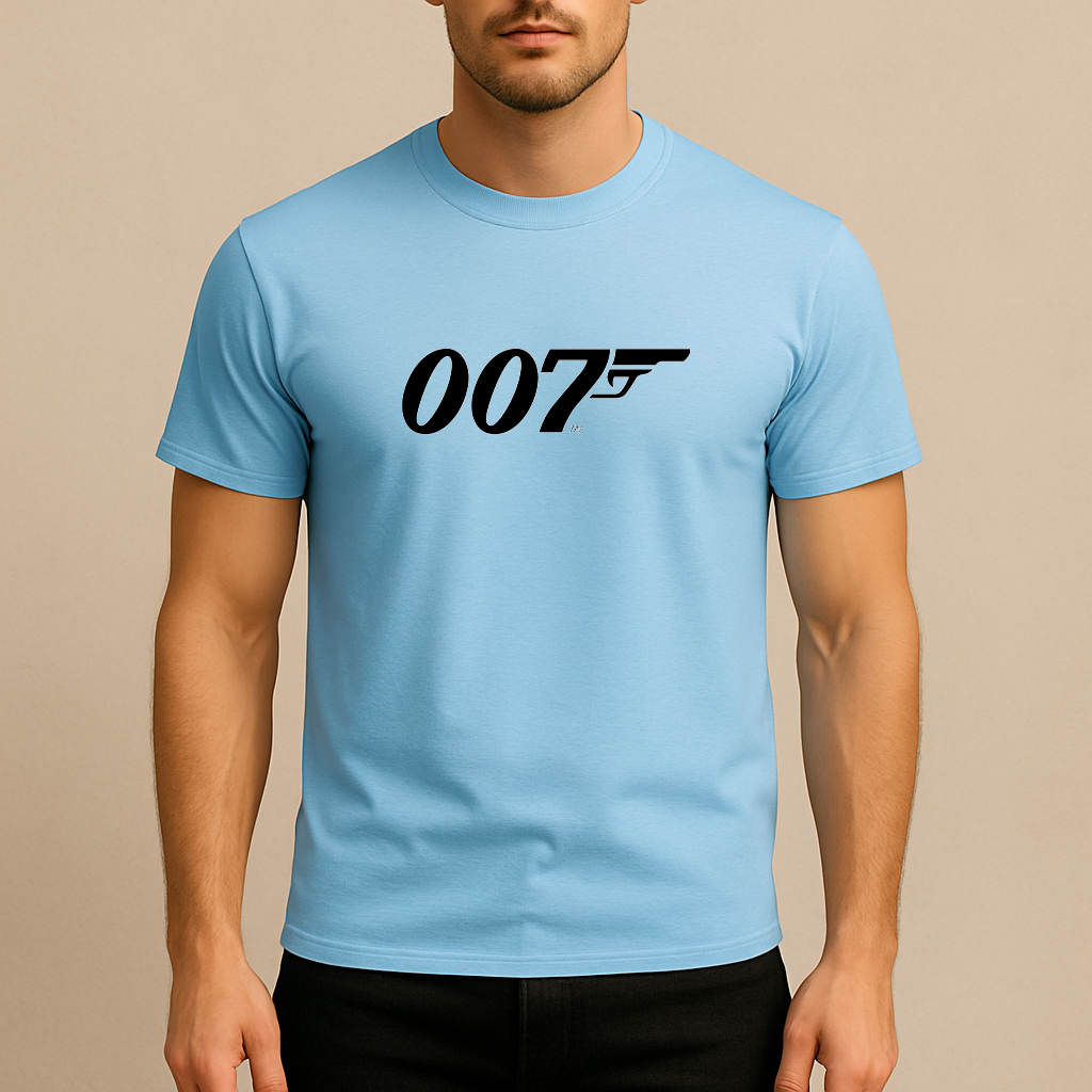 Men's 007 James Bond Movie Cotton T-Shirt