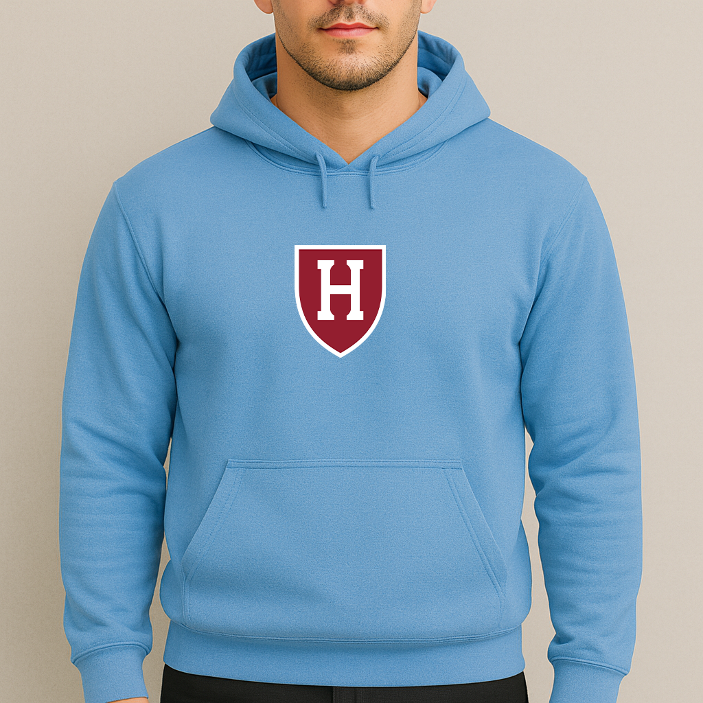 Men's Harvard Crimson Logo Pullover Hoodie
