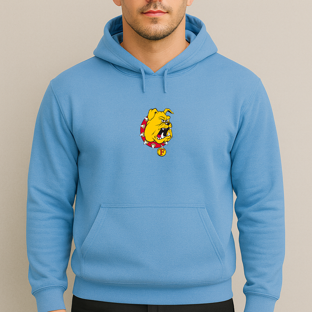 Men's Ferris State Bulldogs Logo Pullover Hoodie