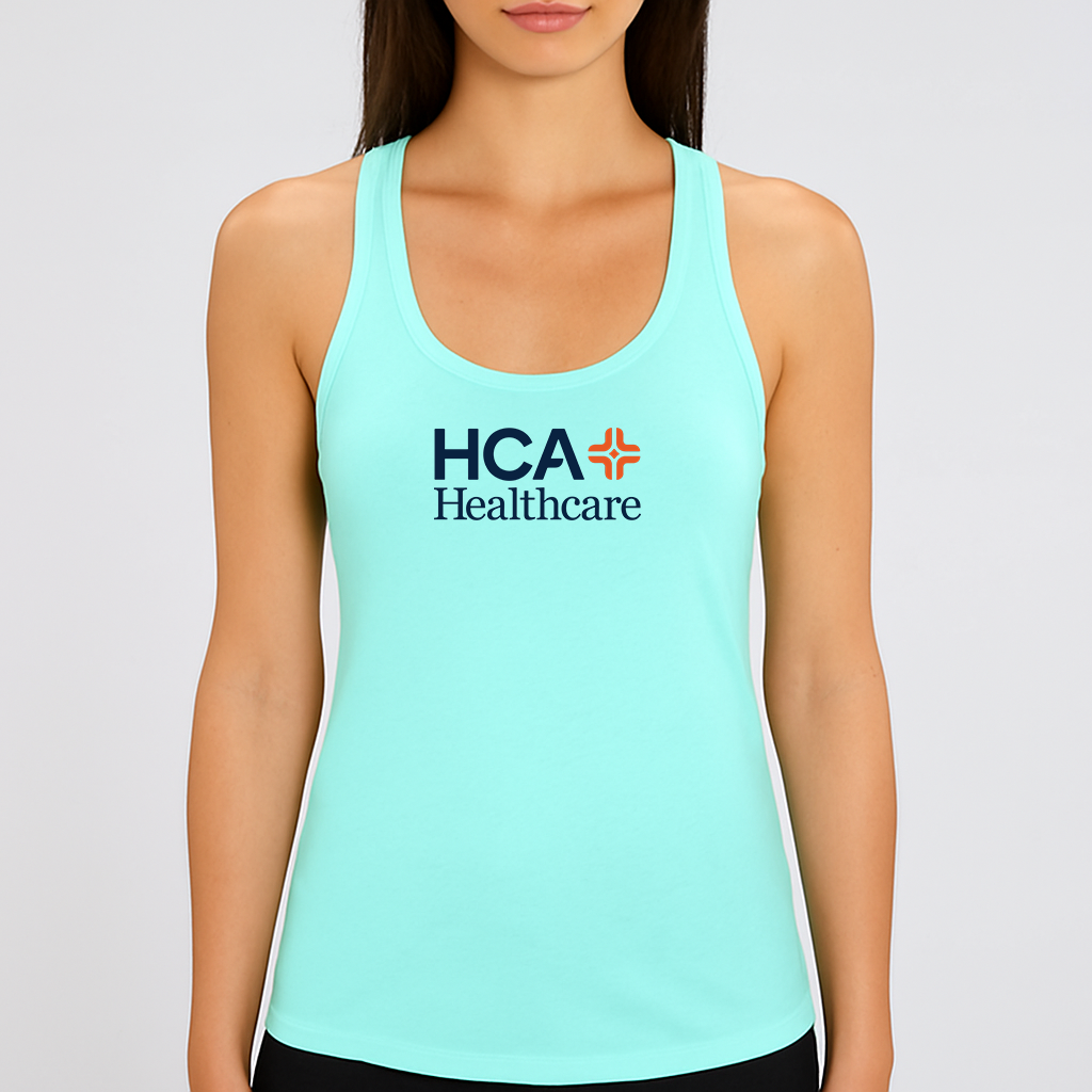 Women's HCA Healthcare Logo Next Level Ideal Racerback Tank